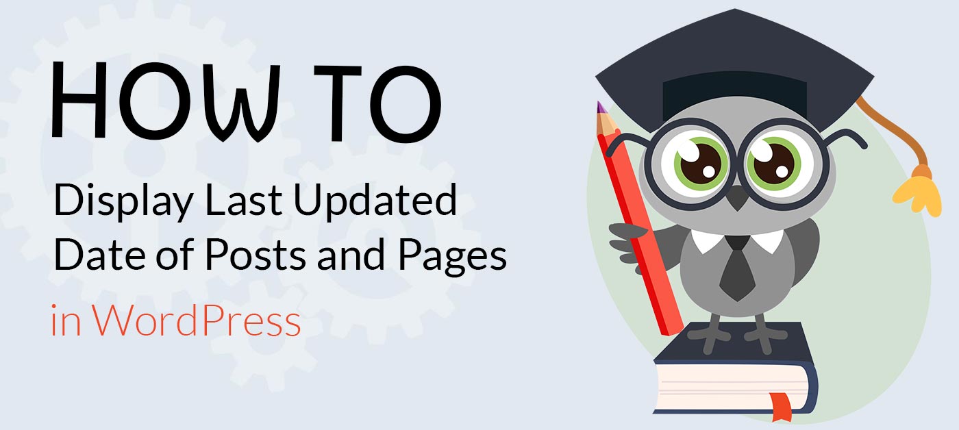 How to display Last Updated in WordPress