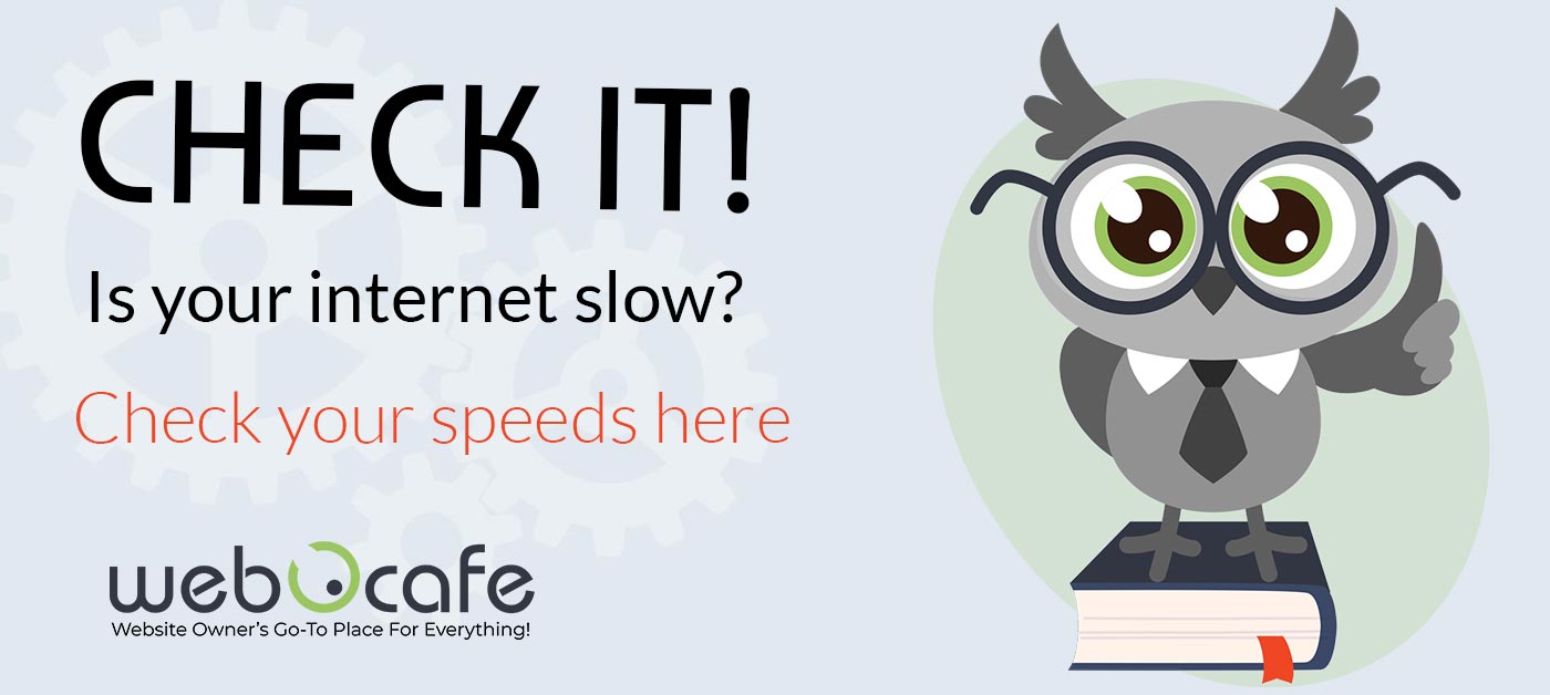 check your internet speed